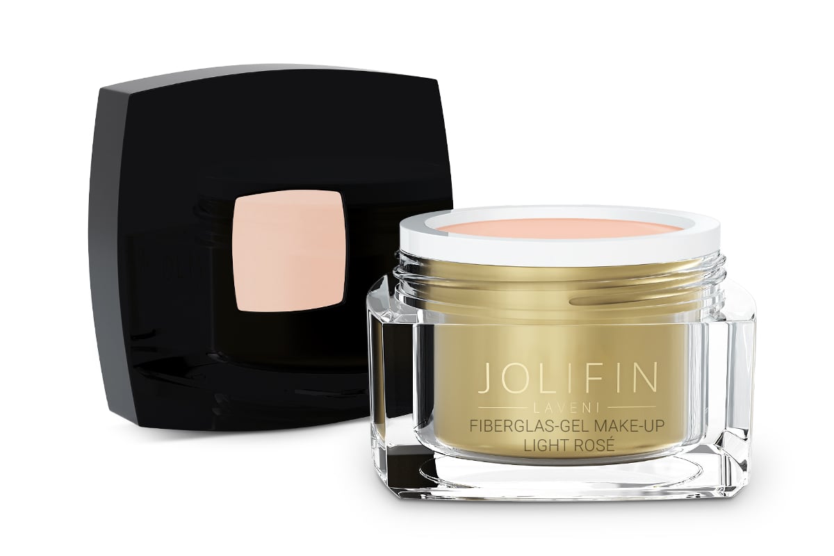 Jolifin LAVENI - Fiberglas-Gel make-up light rosé 30ml