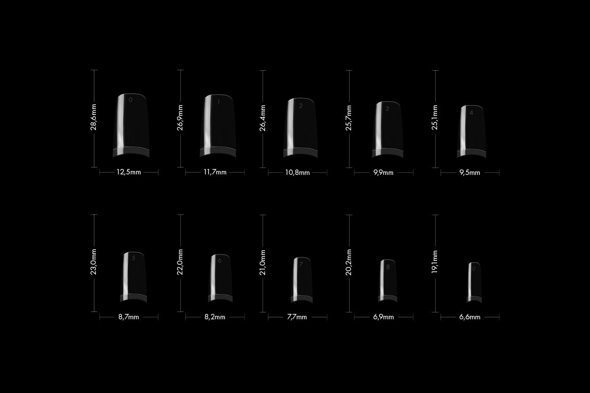 Jolifin 100er Tipbox Short Cut - classic clear