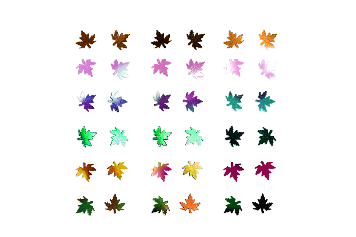 Jolifin Inlay Display XL - Glitter autumn leaves