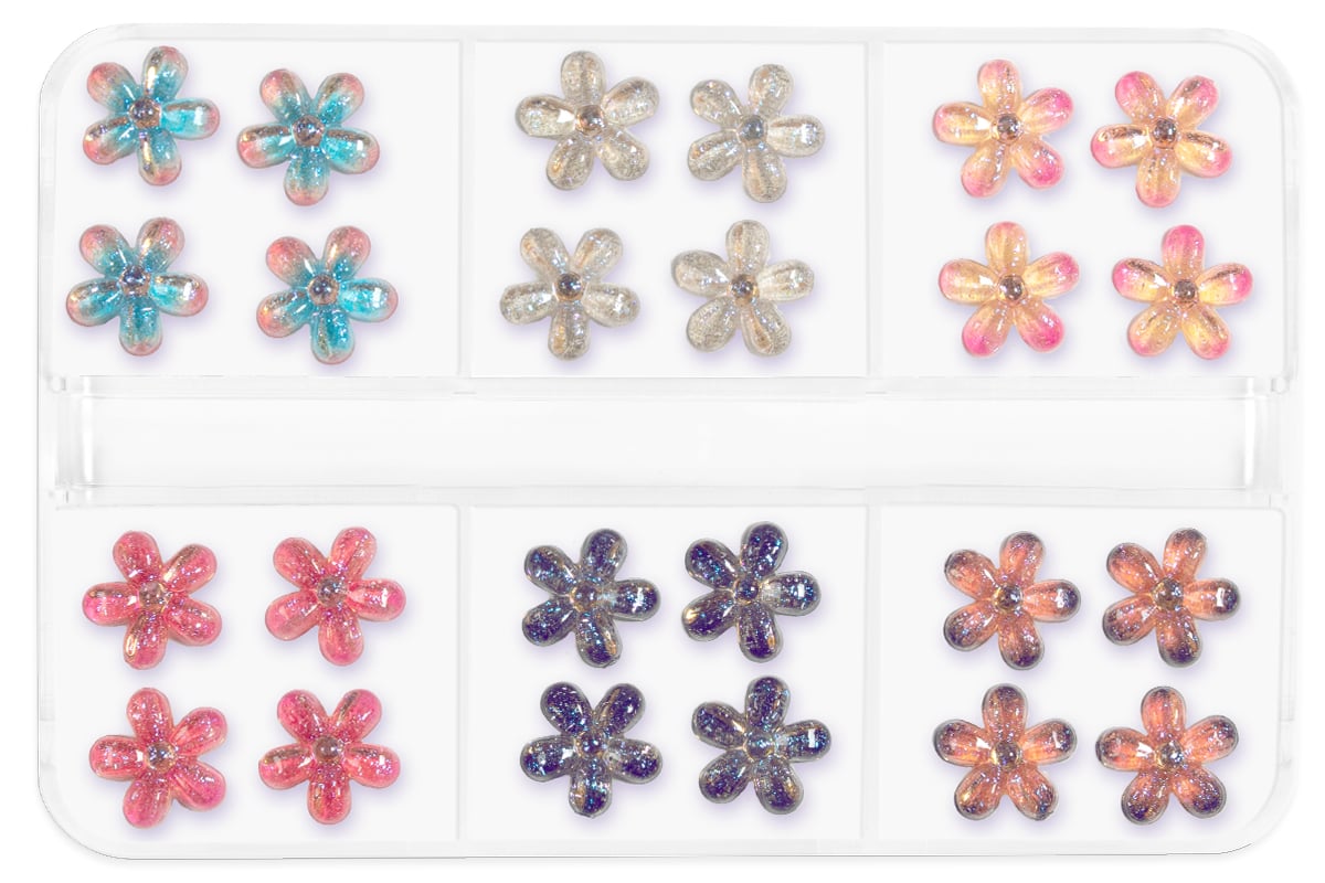 Jolifin Overlay Display - Glitter Blumen