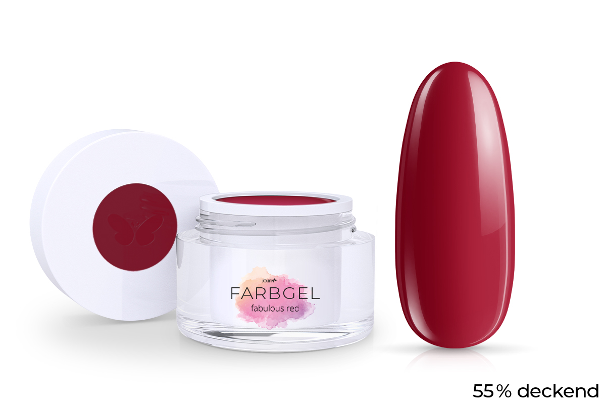 Jolifin colour gel - fabulous red 5ml
