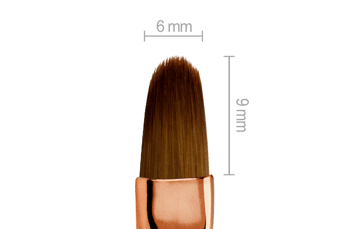 Jolifin FlashOn Pinsel - oval Gr. 8