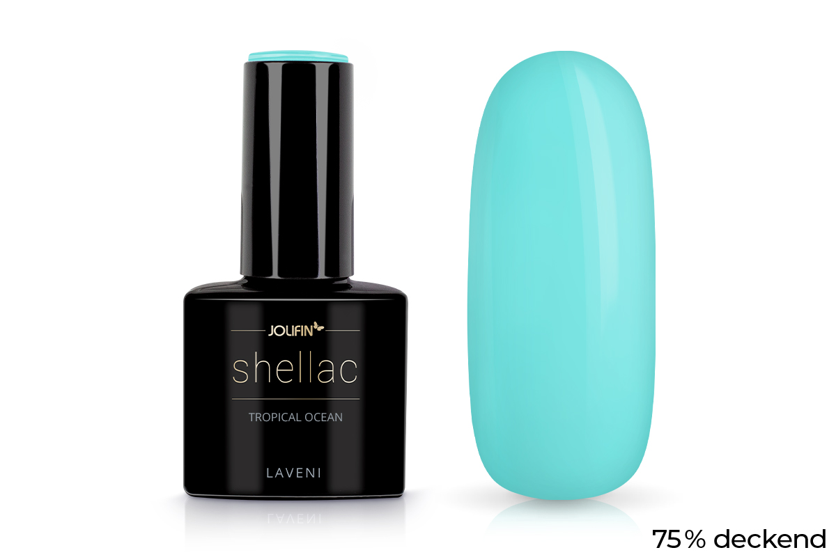 Jolifin LAVENI Shellac - tropical ocean 10ml