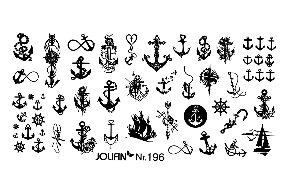 Jolifin Stamping stencil - No. 196