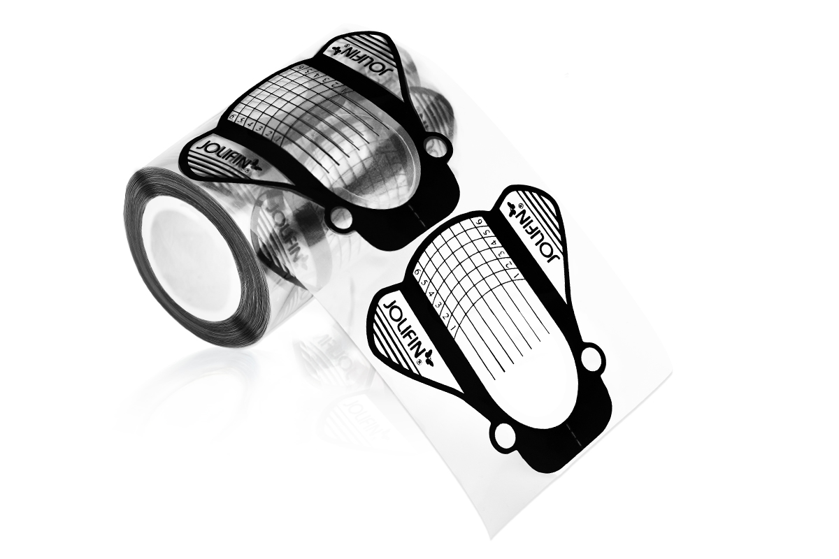 Jolifin stencils roll of 100 - clear