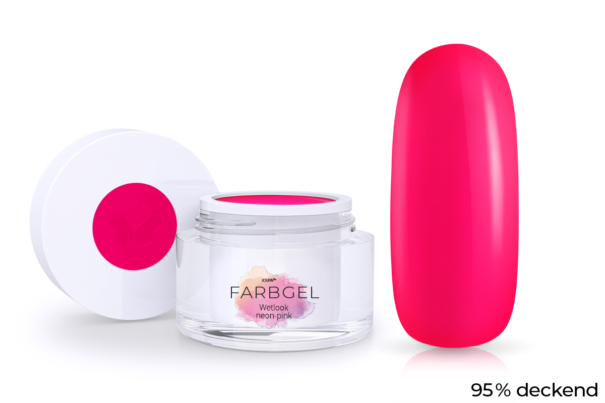 Jolifin Wetlook Farbgel neon-pink 5ml