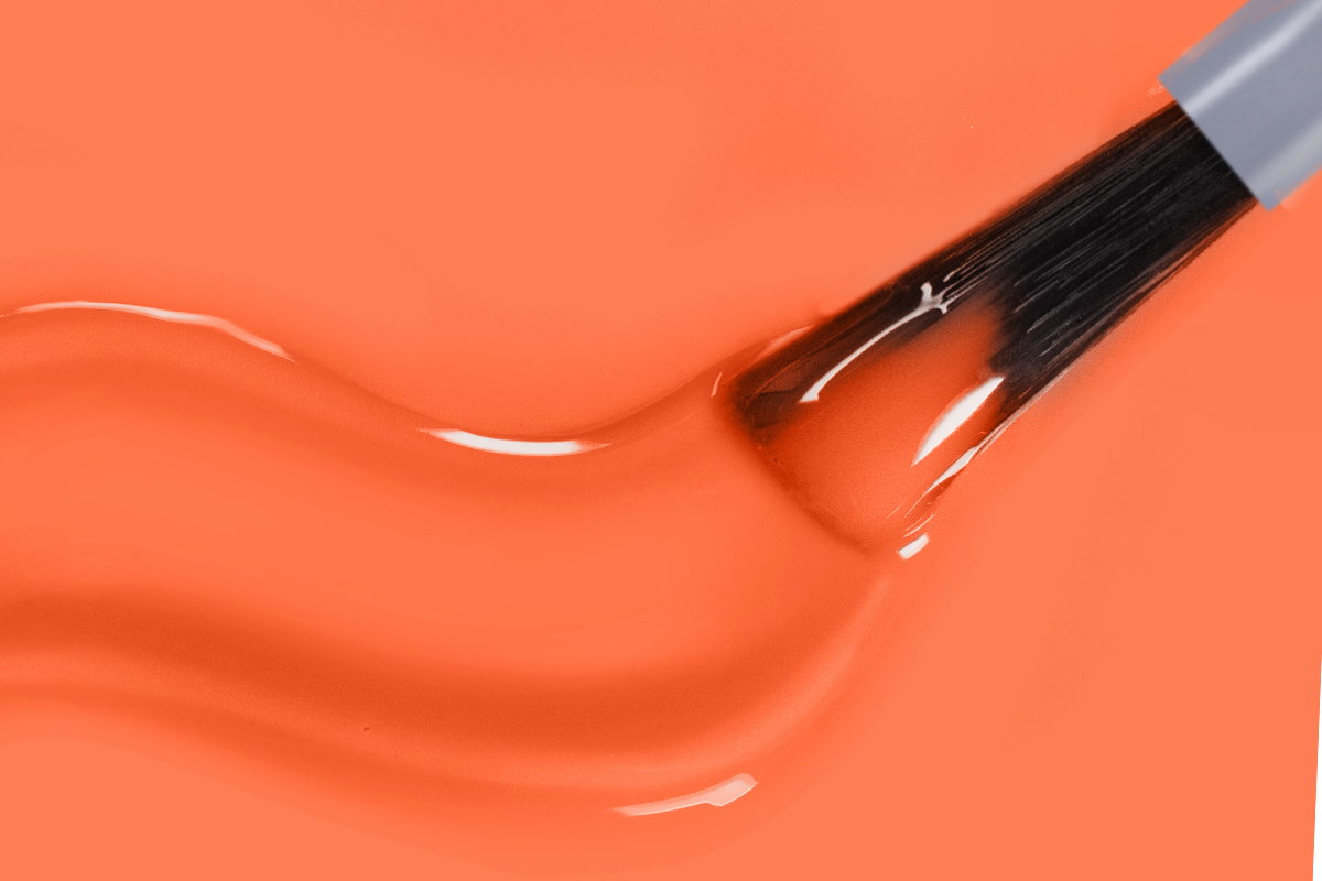 Jolifin LAVENI Shellac - electric neon-orange 10ml