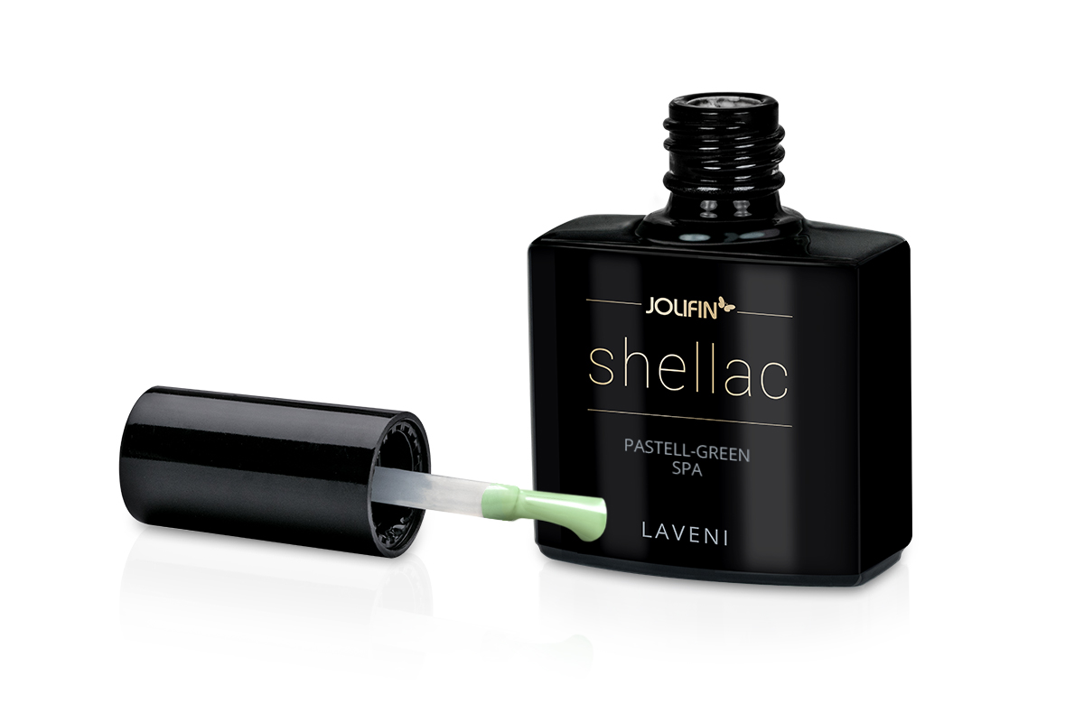 Jolfin LAVENI Shellac - pastel-green spa 10ml