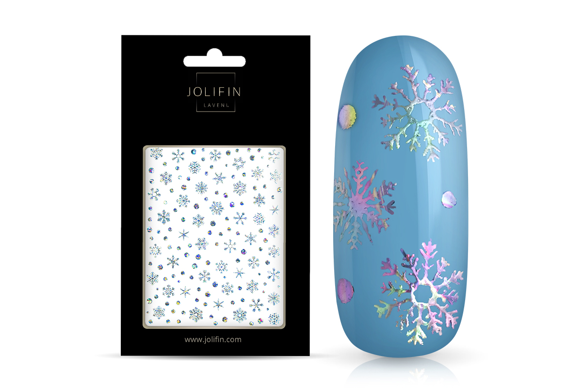 Jolifin LAVENI XL Sticker - hologram christmas No. 5