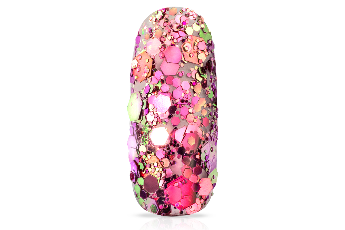 Jolifin LAVENI Chameleon Glittermix - pink copper