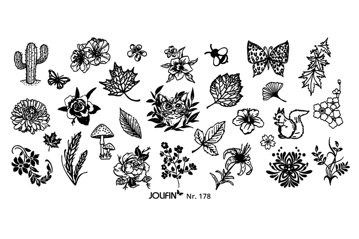 Jolifin Stamping stencil - No. 178