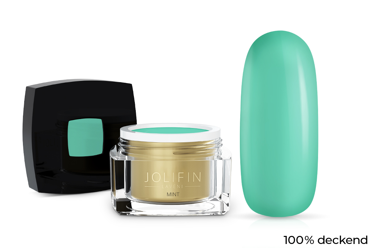 Jolifin LAVENI Farbgel - mint 5ml
