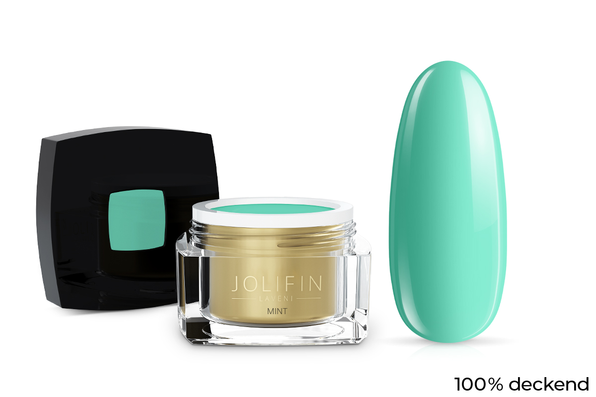 Jolifin LAVENI colour gel - mint 5ml