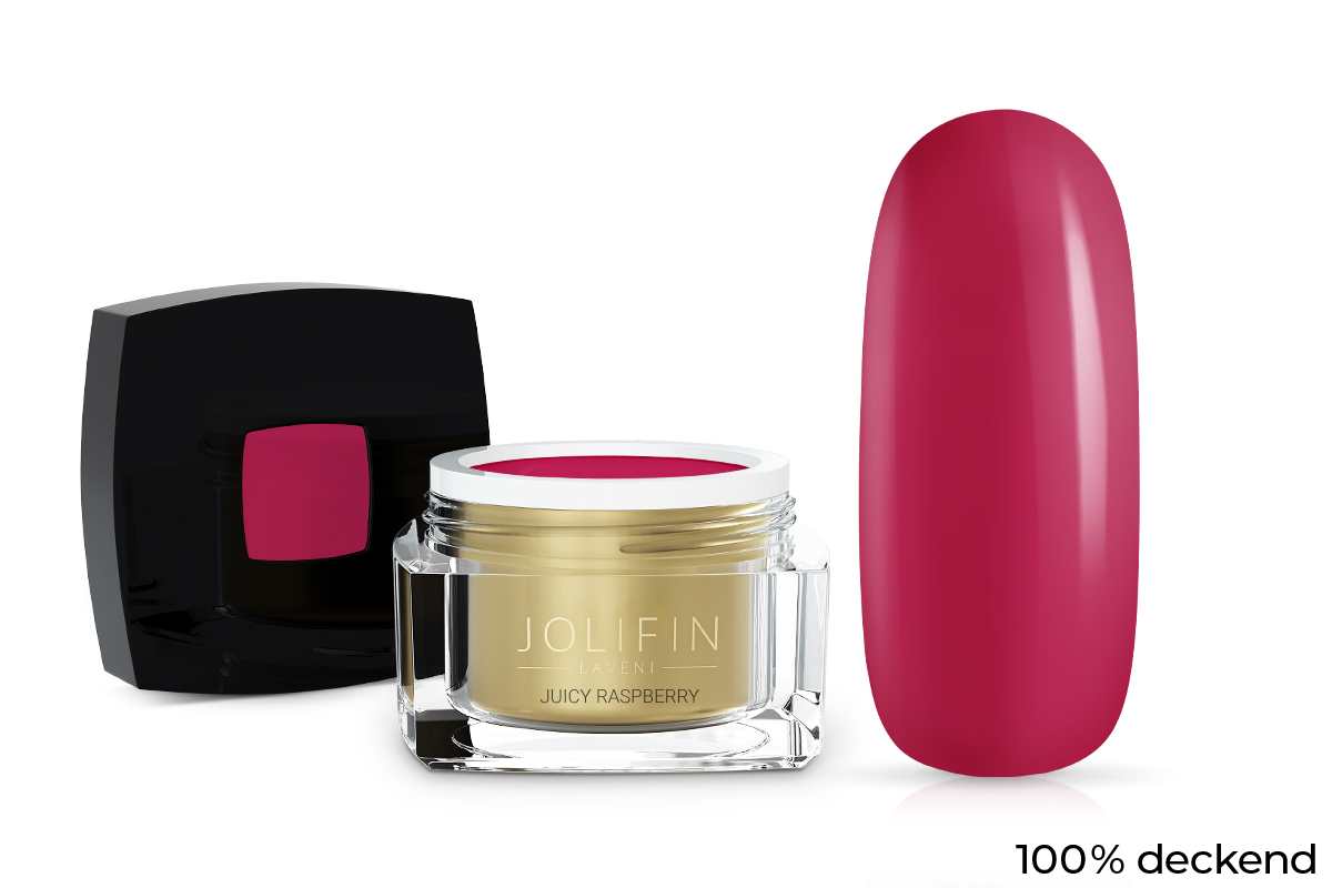 Jolifin LAVENI colour gel - juicy raspberry 5ml