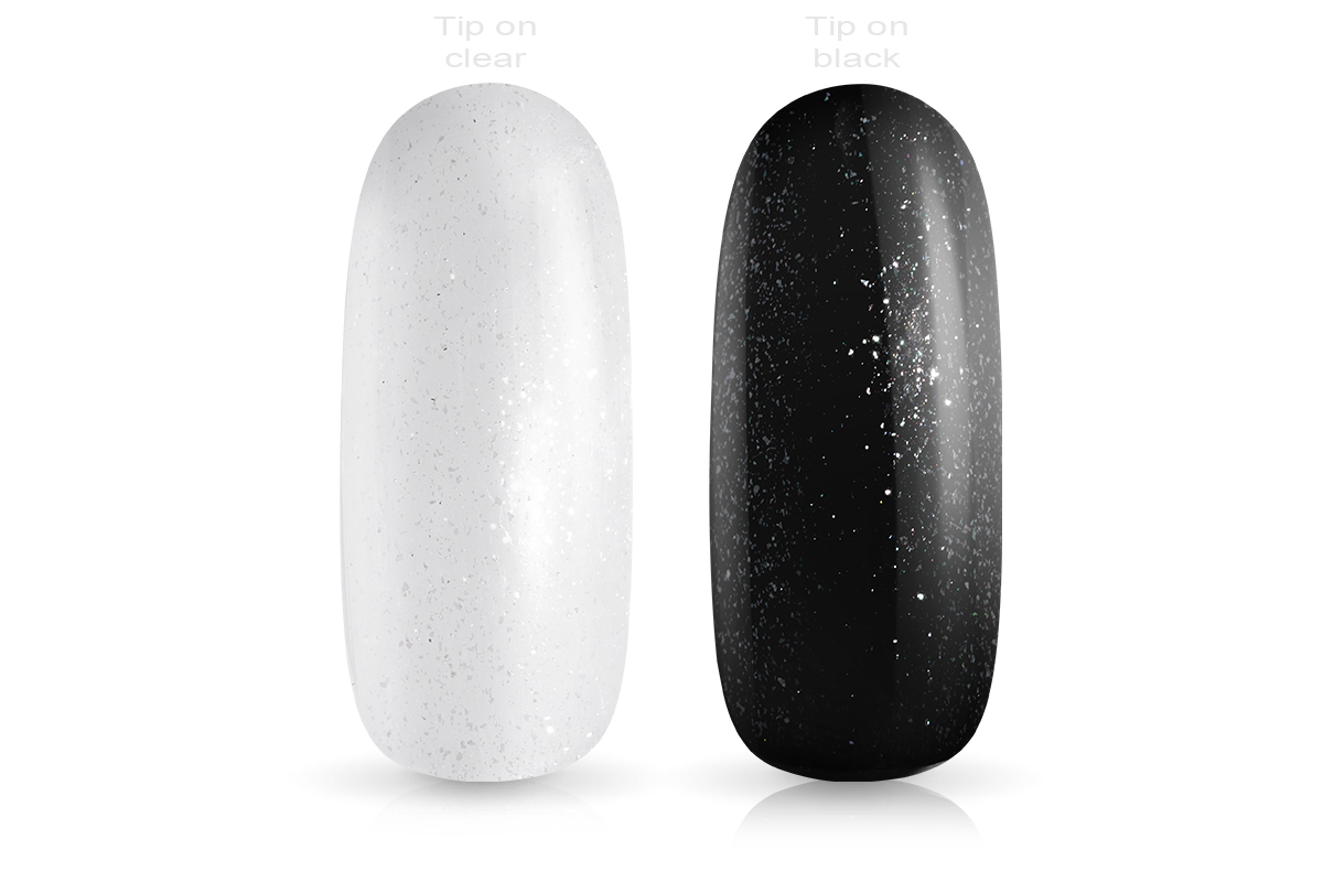 Jolifin LAVENI PRO - Versiegelungs-Gel ohne Schwitzschicht silver Glitter 11ml