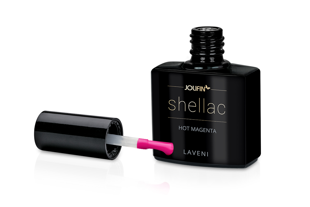 Jolifin LAVENI Shellac - hot magenta 10ml