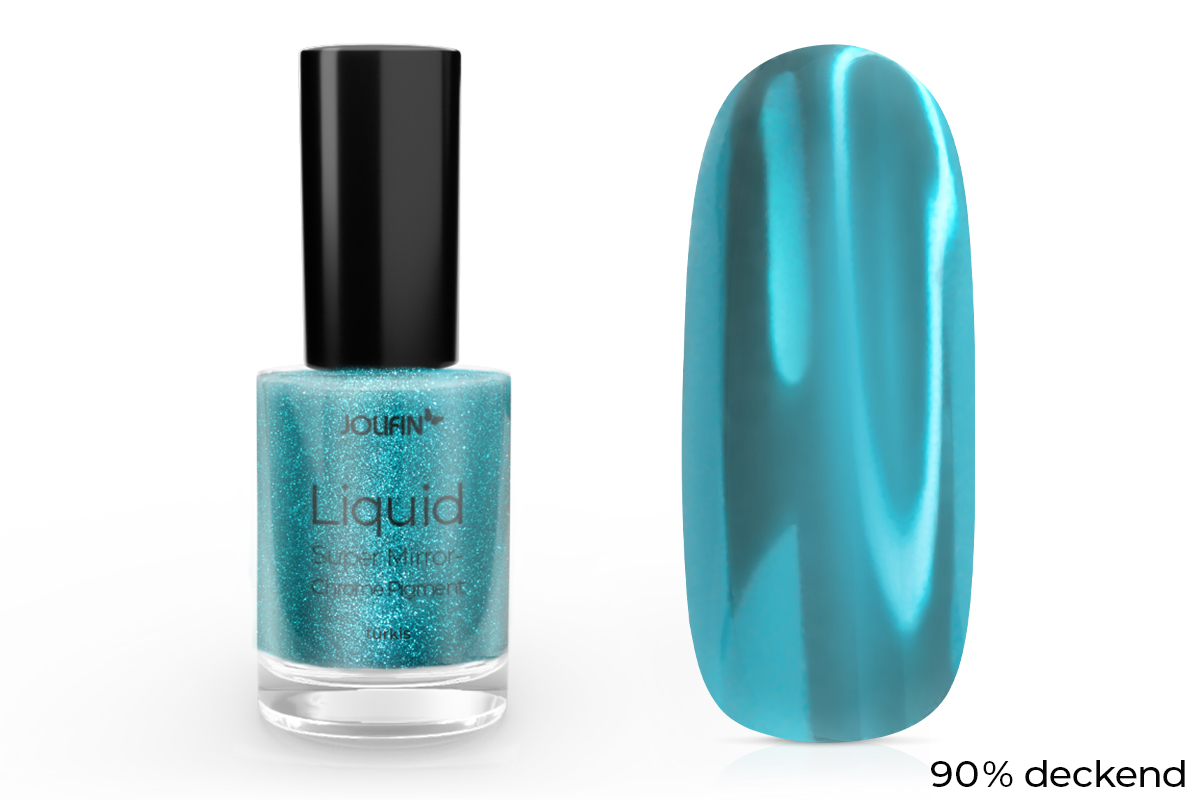 Jolifin Liquid Super Mirror-Chrome Pigment - turquoise 6ml