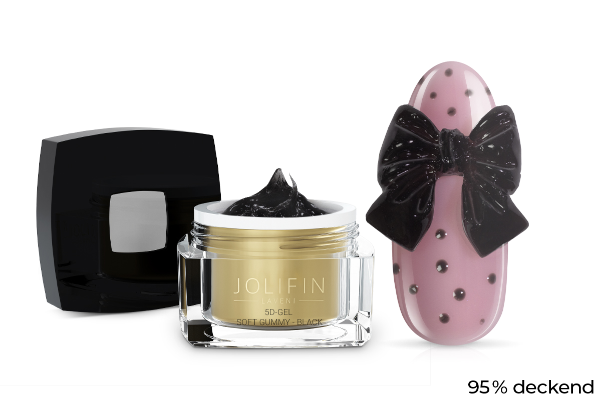 Jolifin LAVENI 5D-Gel Soft Gummy - black 5ml