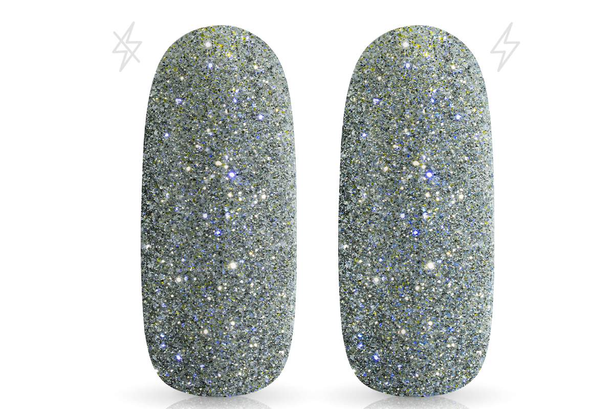 Jolifin LAVENI FlashOn glitter powder - opal silver-blue