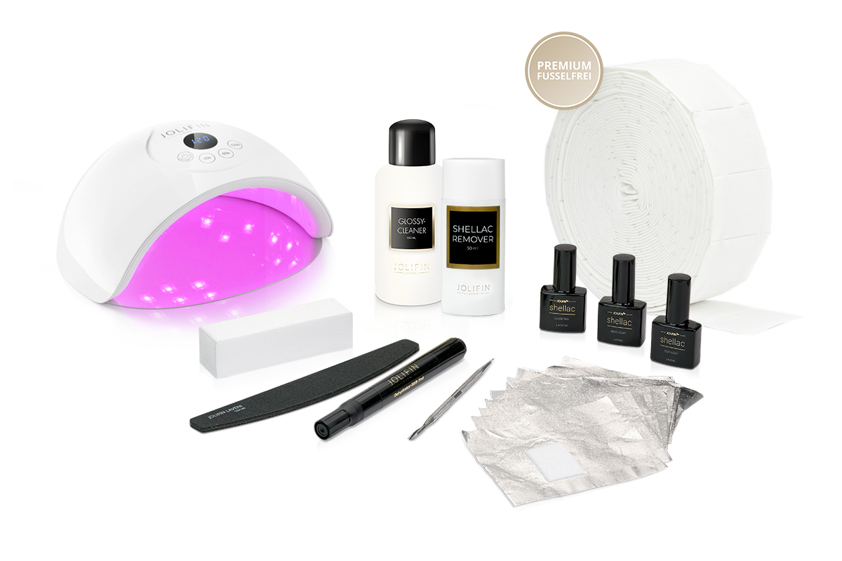 Jolifin LAVENI Shellac Starter Set - S - Luna Device