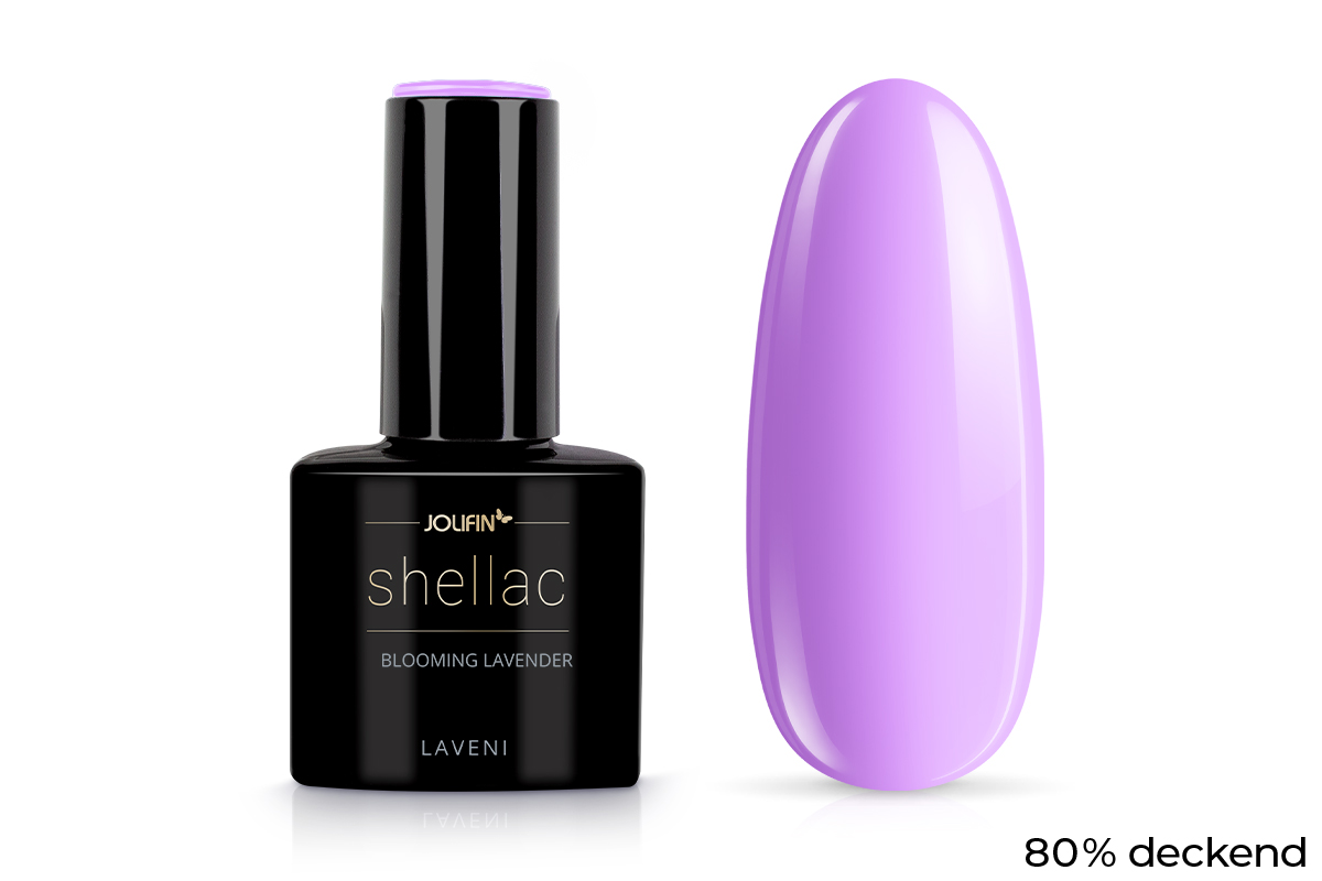 Jolifin LAVENI Shellac - blooming lavender 10ml