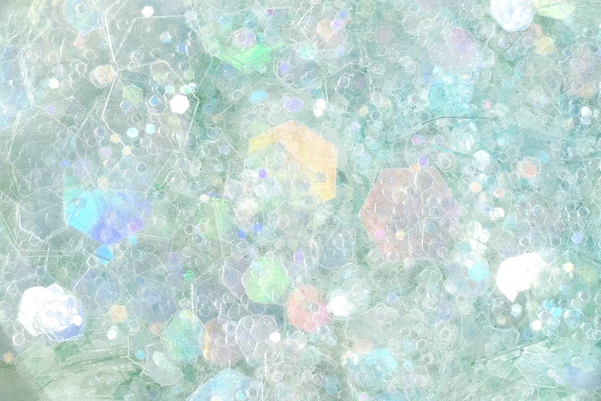 Jolifin Bio Illusion Glitter - pastel-mint