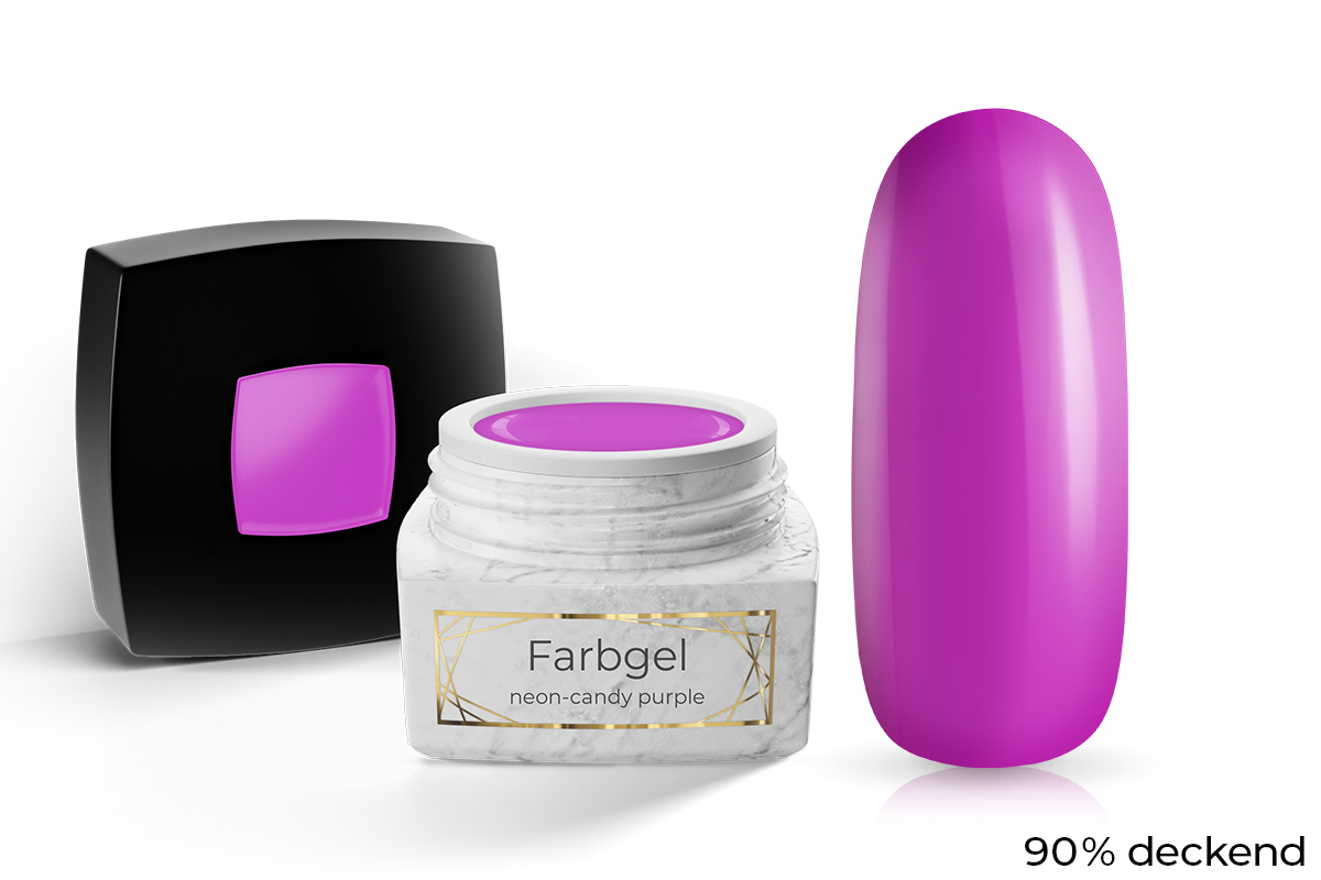 Jolifin LAVENI PRO colour gel - neon-candy purple 5ml