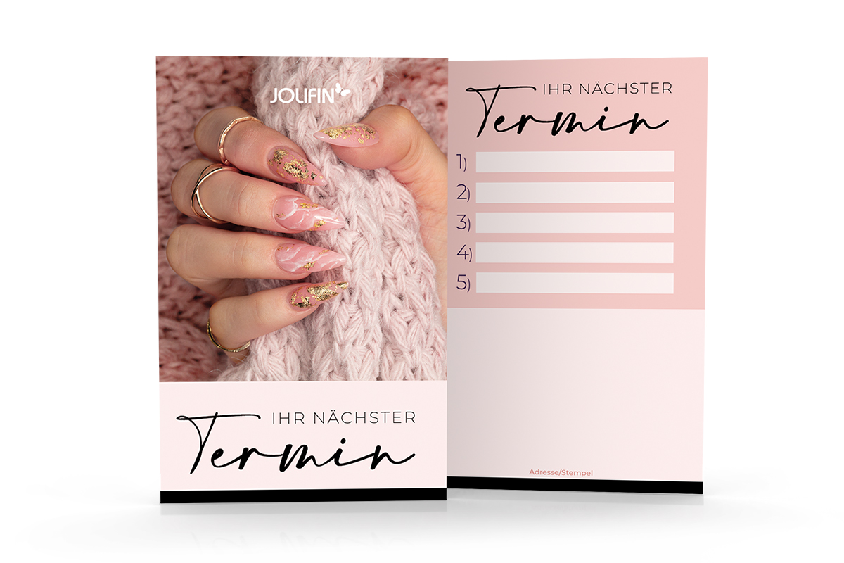 Jolifin Terminkarten - Marble 50 Stk.