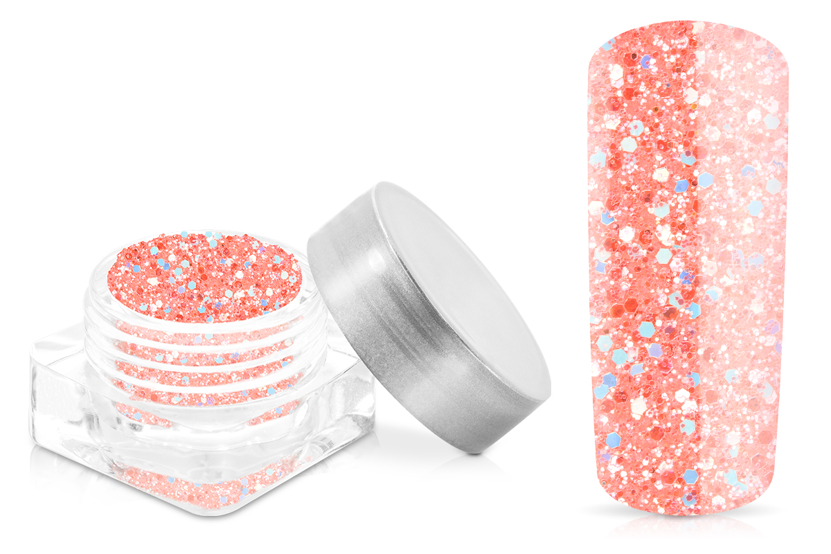 Jolifin Illusion Glitter X - pastel-coral