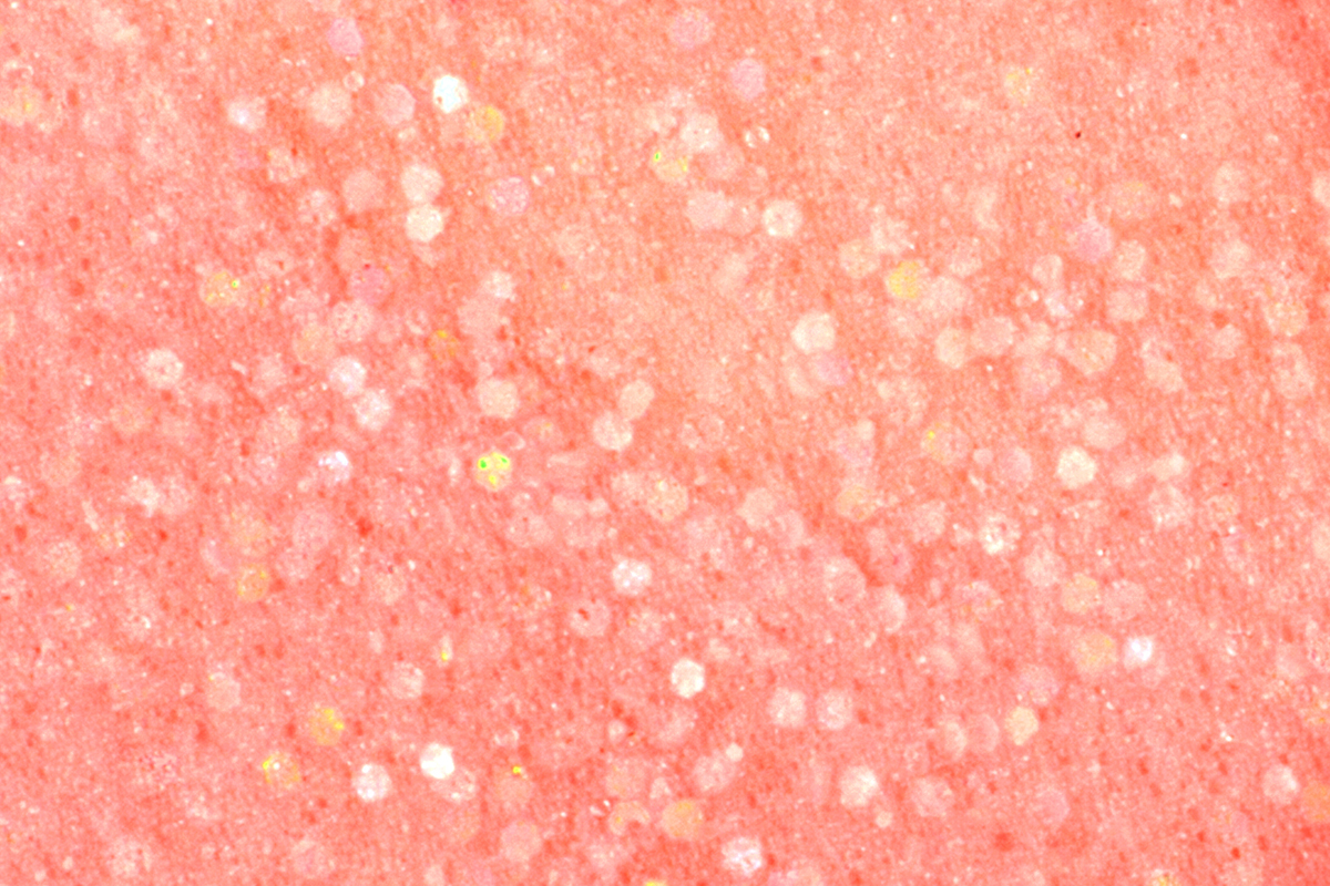 Micro glitter dust orange