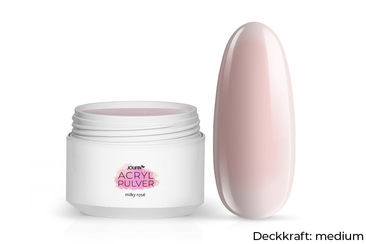 Jolifin Acryl Pulver - milky rosé 30g