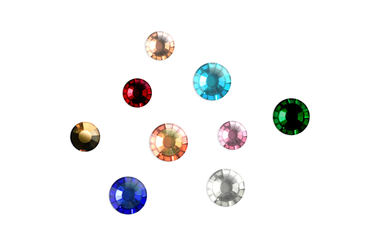Jolifin LAVENI rhinestone display - colour mix