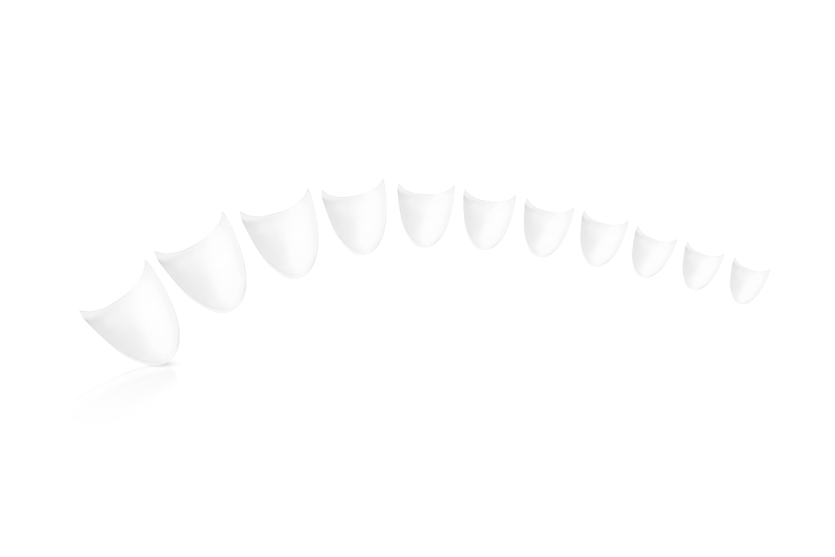 Jolifin 150 tip box - Almond short clear