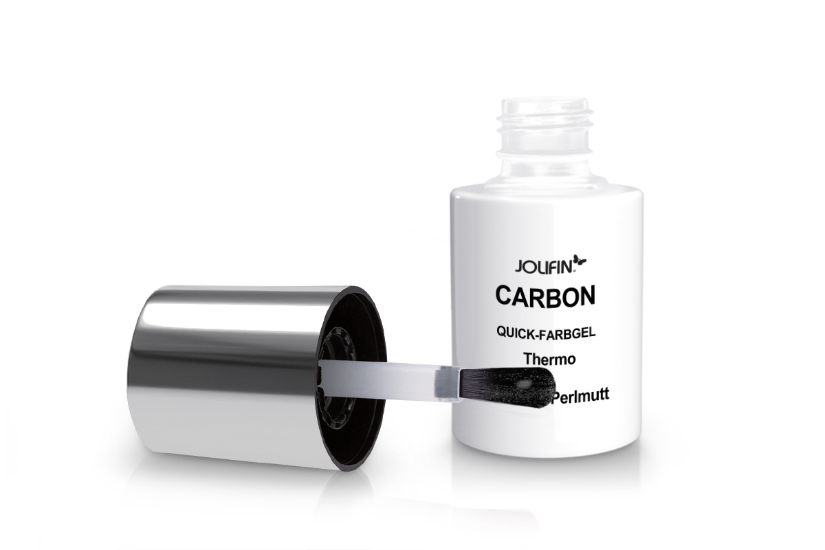 Jolifin Carbon Quick colour gel thermo black mother-of-pearl 11ml