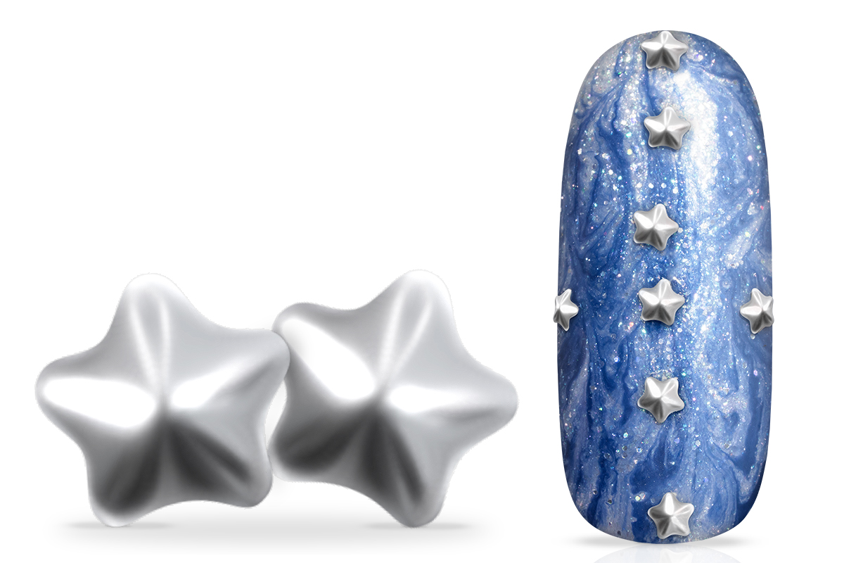 Jolifin Inlay Mini Stars - silver