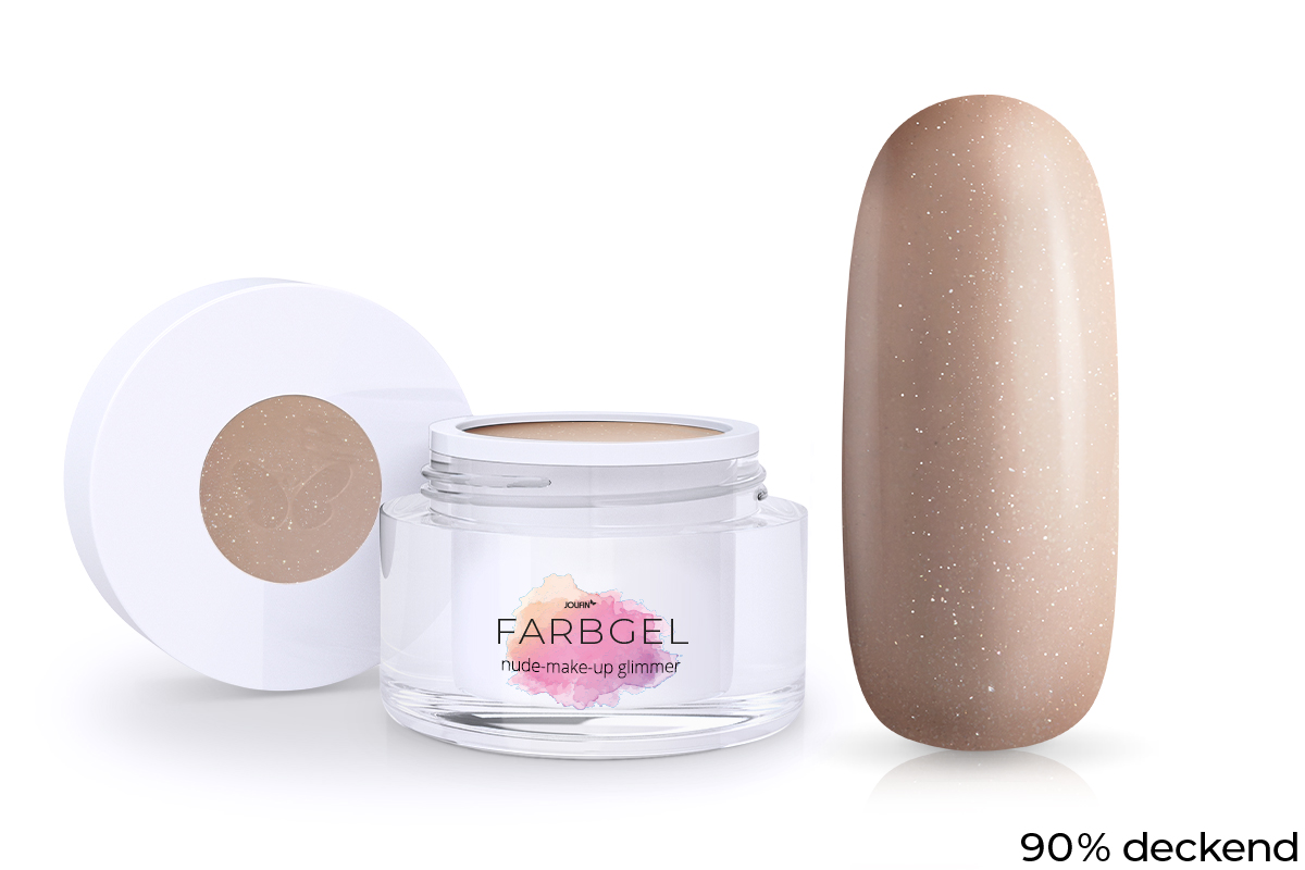 Jolifin colour gel nude make-up glimmer 5ml