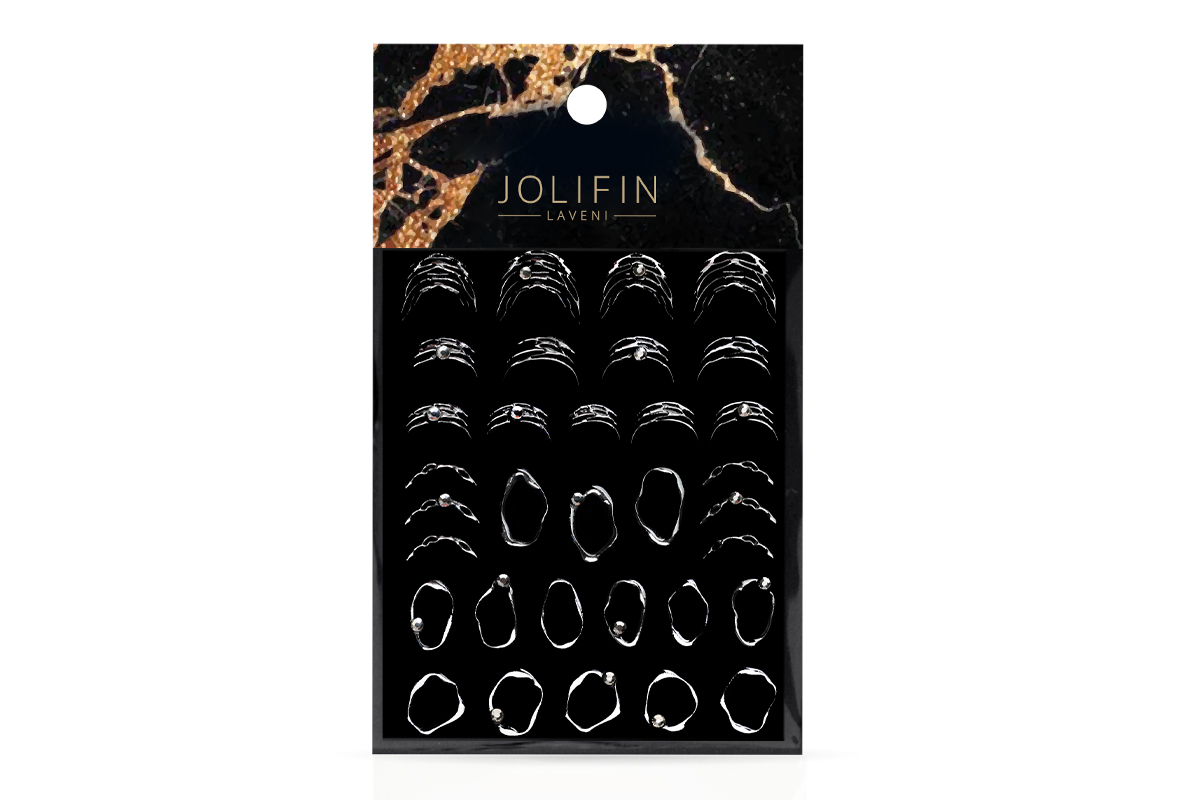 Jolifin LAVENI Strass-Sticker - Nr. 8