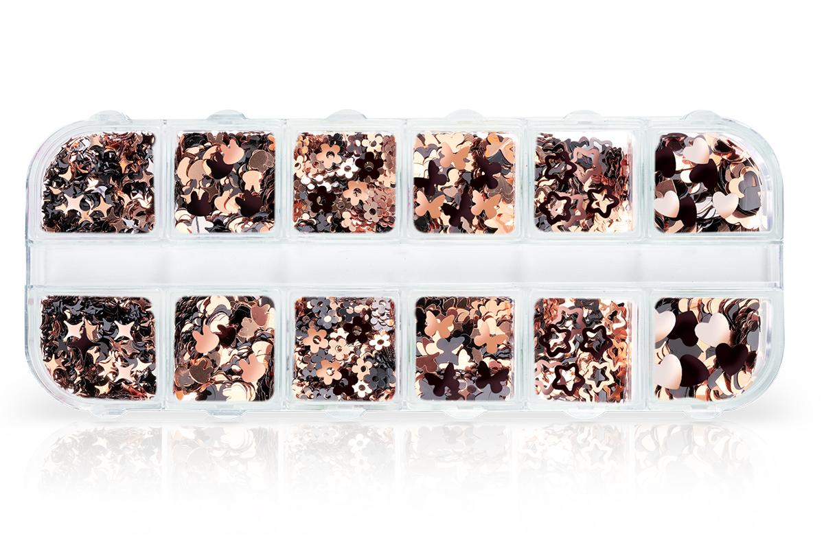 Jolifin LAVENI Inlay Display XL - gold & black Mix