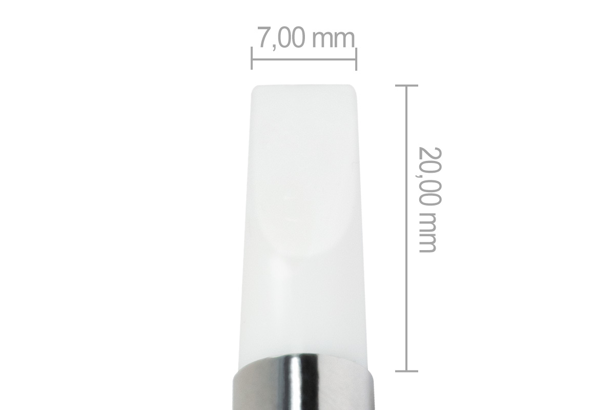 Jolifin silicone brush for 3D & 4D gel and chrome pigments Jolifin silicone brush for 3D & 4D gel and chrome pigments