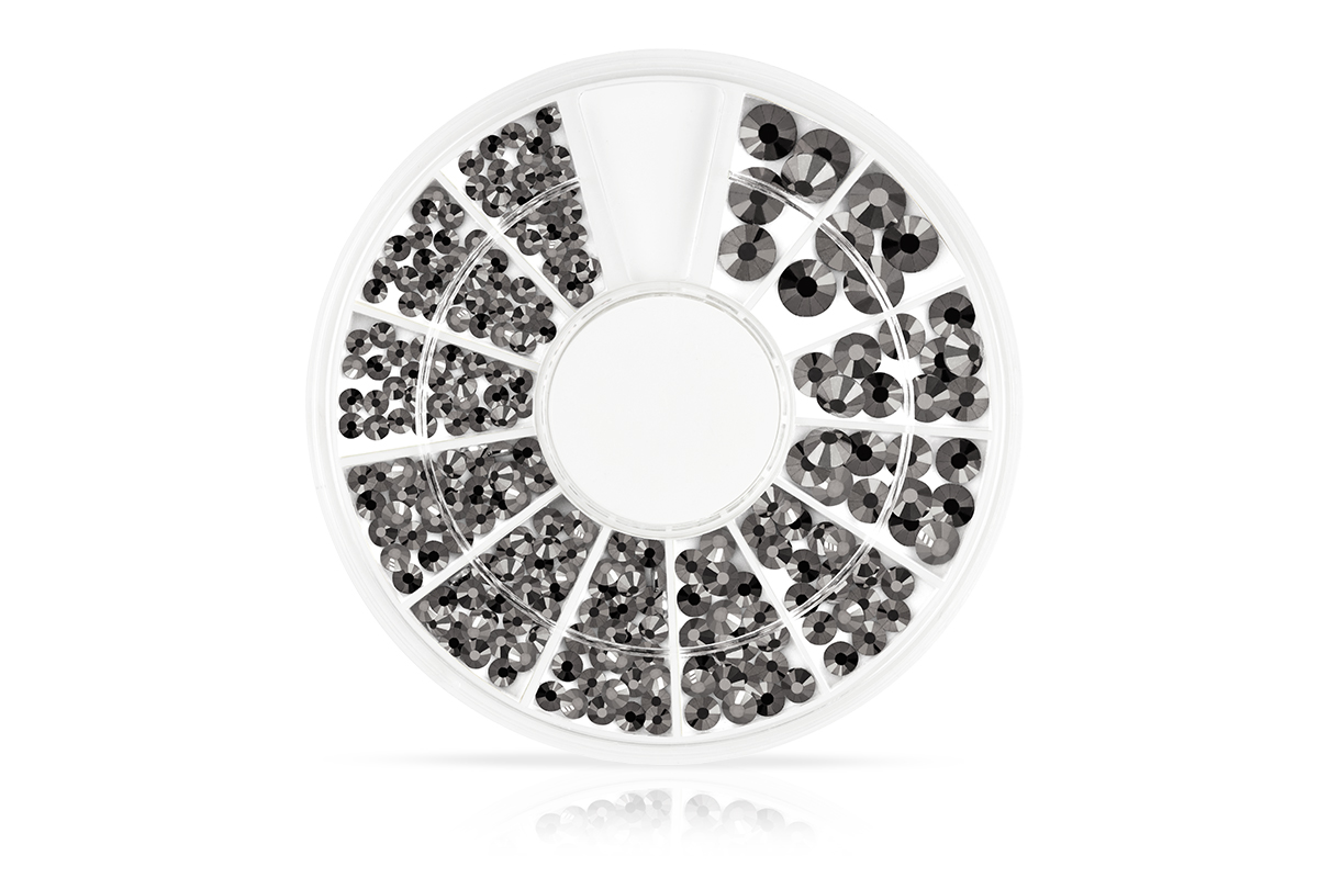 Jolifin Rhinestone Display metallic chrome