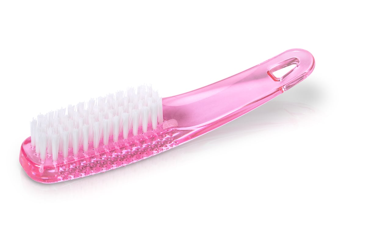 Jolifin dust brush curved - pink