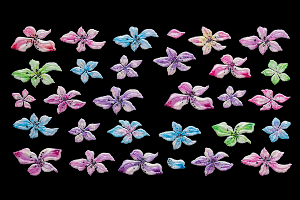 Jolifin LAVENI 3D Sticker - Nr. 127