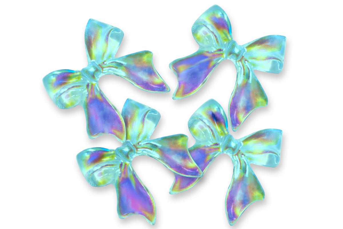 Jolifin Overlay - Bow Jelly Aurora blue