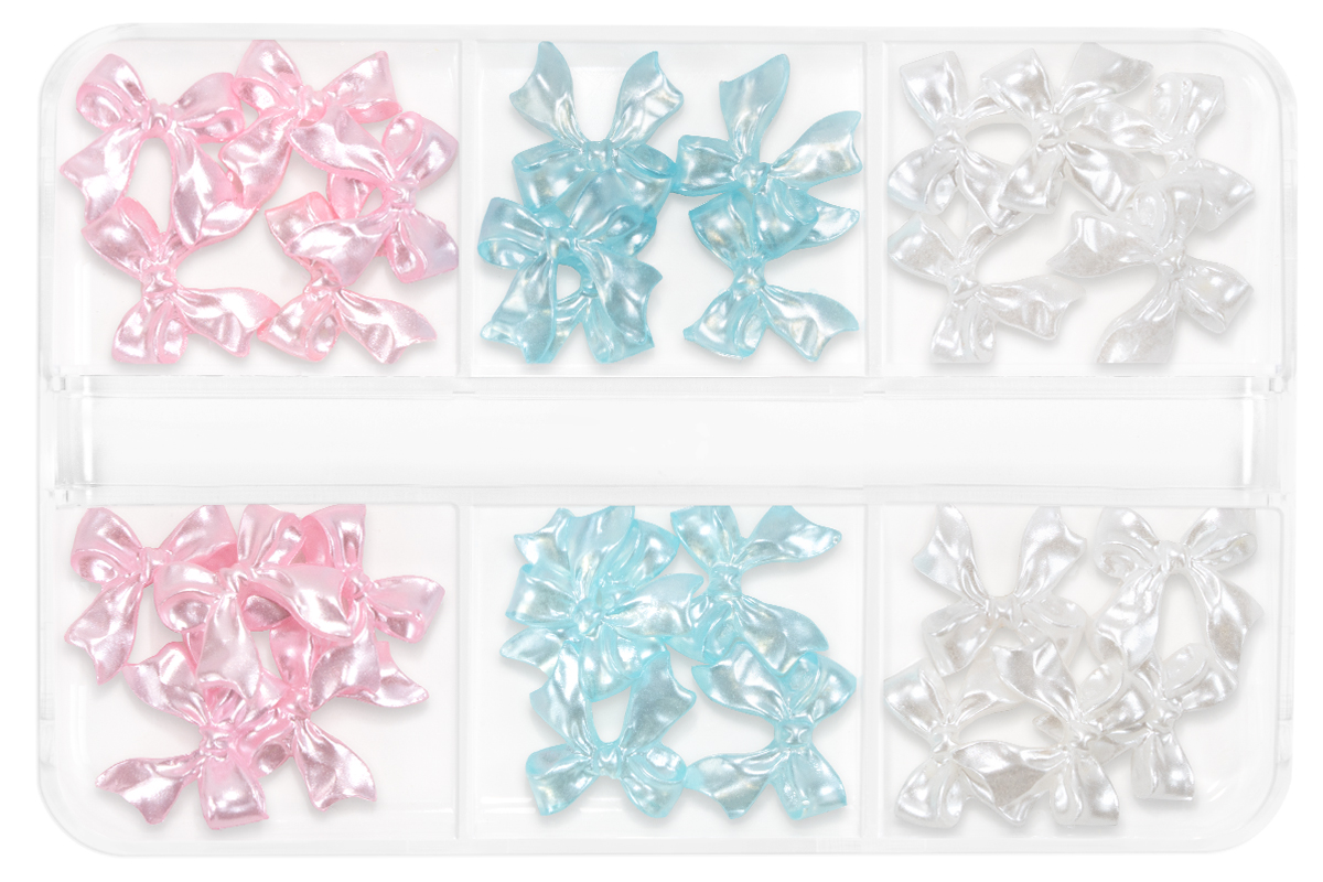 Jolifin Overlay Display - Mother-of-pearl bows