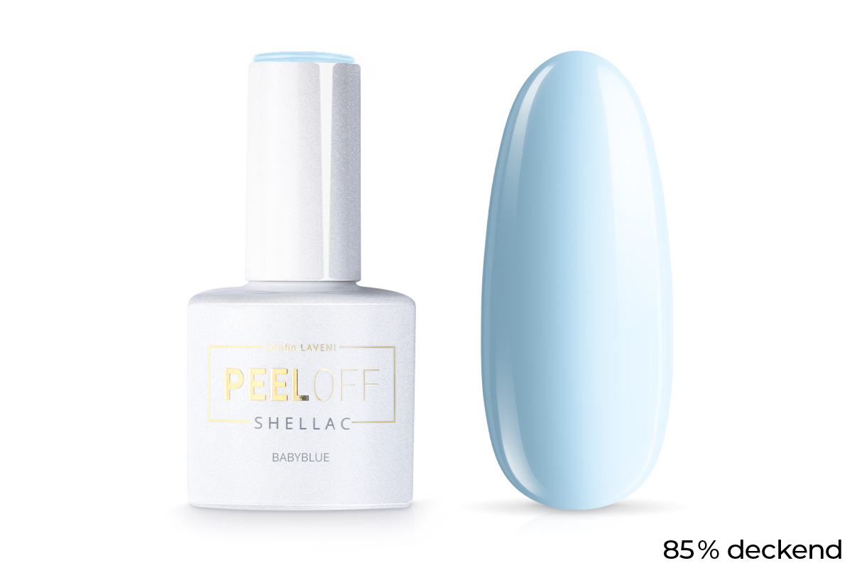 Jolifin LAVENI Shellac PeelOff - babyblue 10ml