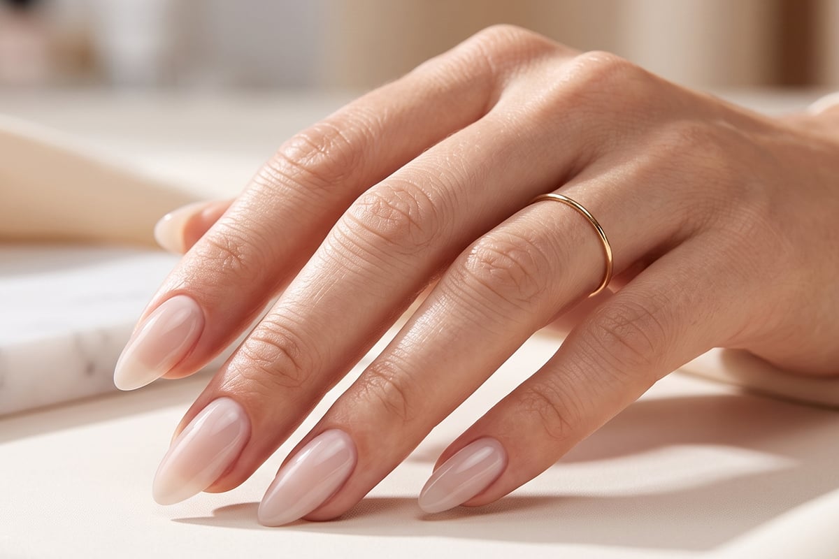 Jolifin LAVENI Shellac PressOn - Glue Tip-Builder light make-up 10ml
