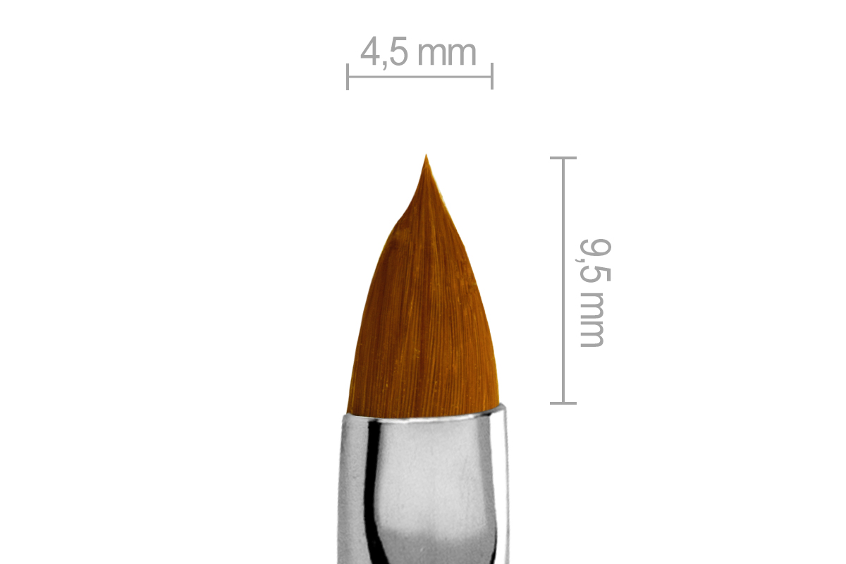 Jolifin Chrome Gel Brush - Cat's Tongue