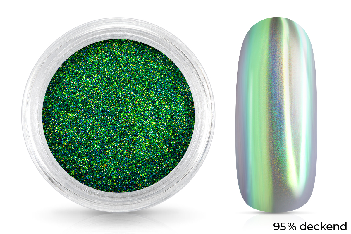 Jolifin Mirror-Chrome Pigment - FlipFlop Hologram emerald