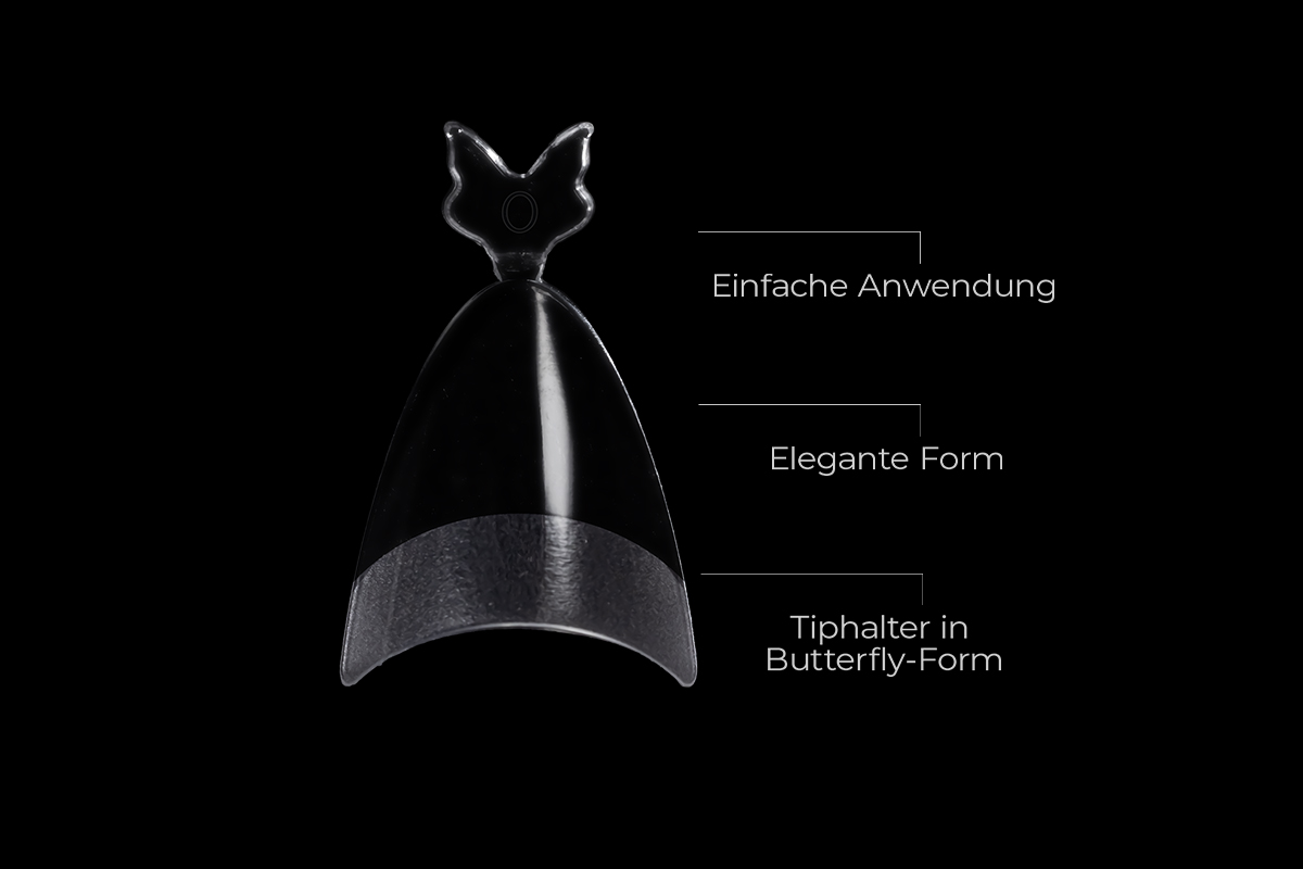 Jolifin 120er Tipbox - Mandel medium clear