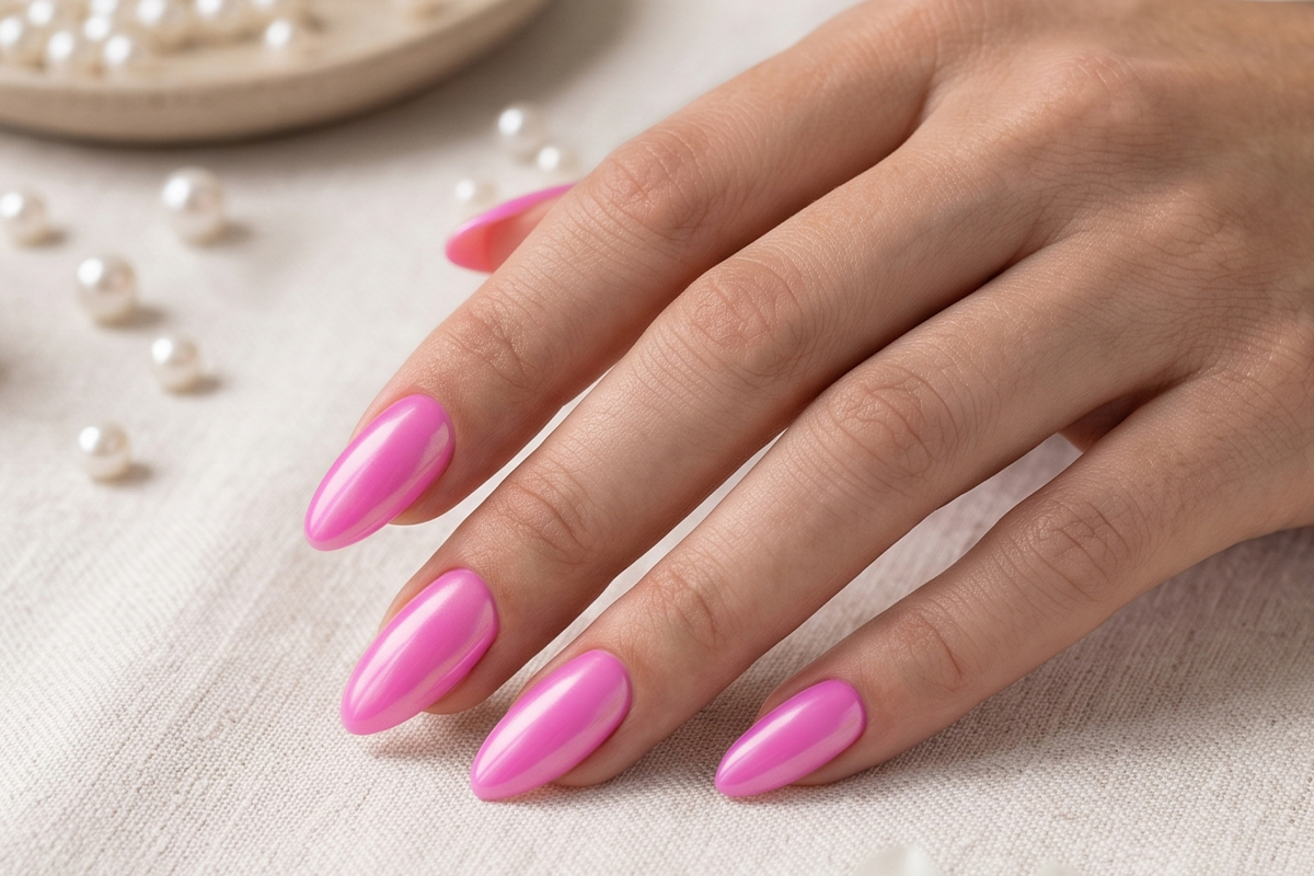 Jolifin LAVENI Shellac - hot candypink 10ml
